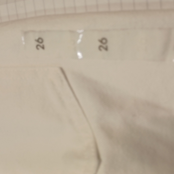 NEW Pacsun White Mom Jean High Rise SZ 4/26 Distressed Cropped Ankle Tapered - Picture 13 of 16